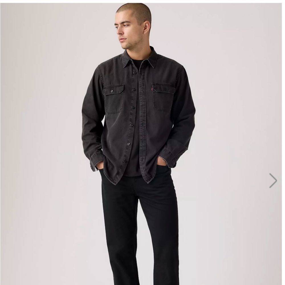 Levi's Mens 504 Taper Fit Black Jeans 36 x 34 NWT - Picture 2 of 10